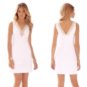 Lily Pulitzer Bentley shift dress in white